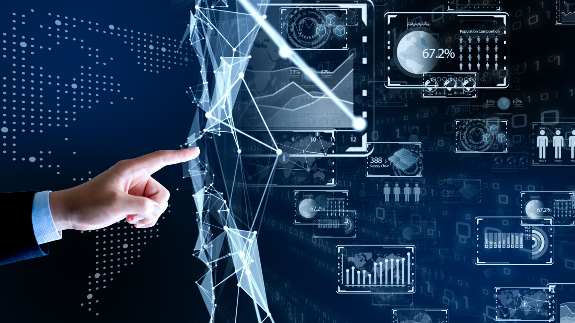 5G/6G- und KI-Technologie, Globales Kommunikationsnetzwerkkonzept. 6G Business-Diagramm. Globales Geschäft.